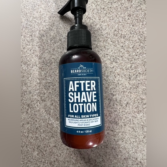 Beard Society After Shave Lotion 3/4 Full - Picture 1 of 3